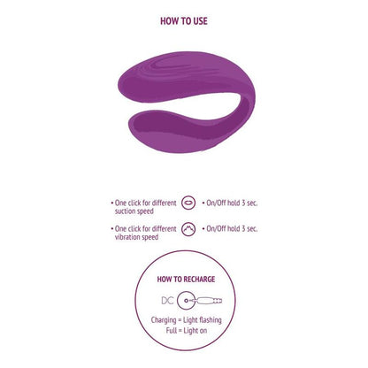 Vibratore di coppia Bound love viola di Xocoon, immagine 5