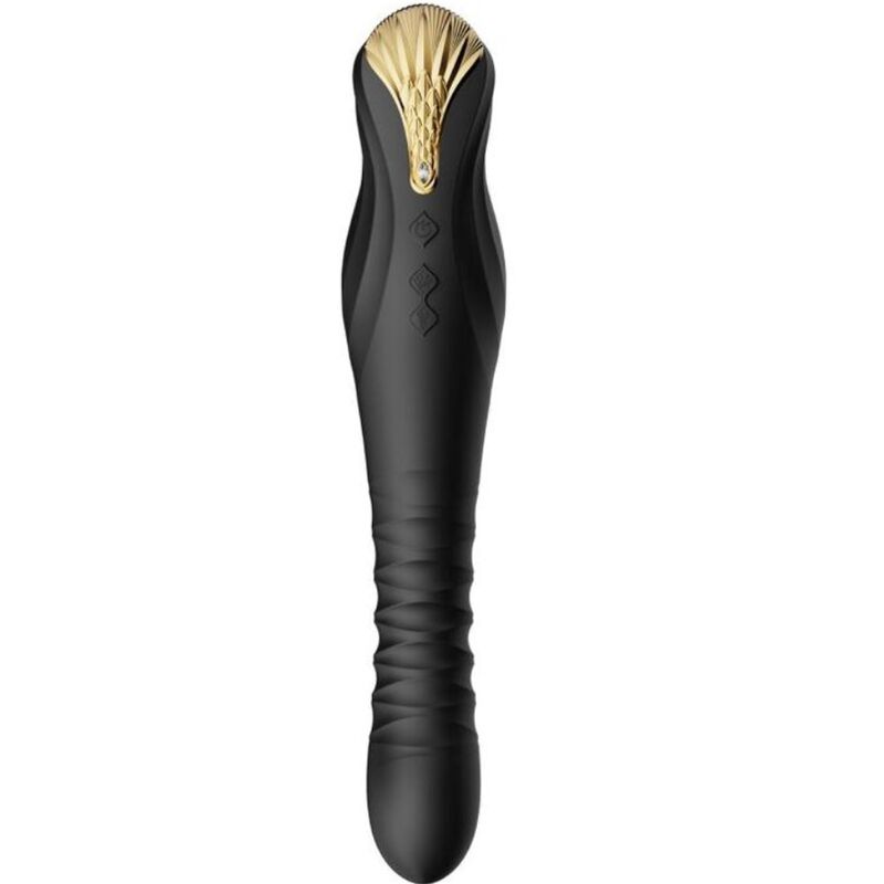 Vibratore king thruster nero di Zalo