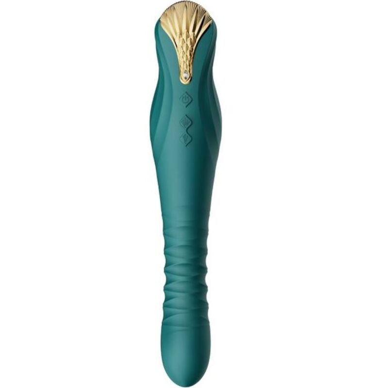 Vibratore king thruster verde di Zalo