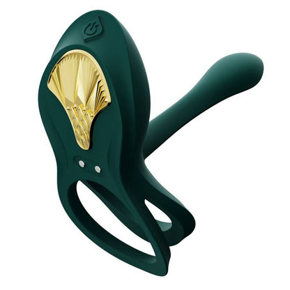 Anello per coppie vibranti Bayek verde di Zalo, immagine 3