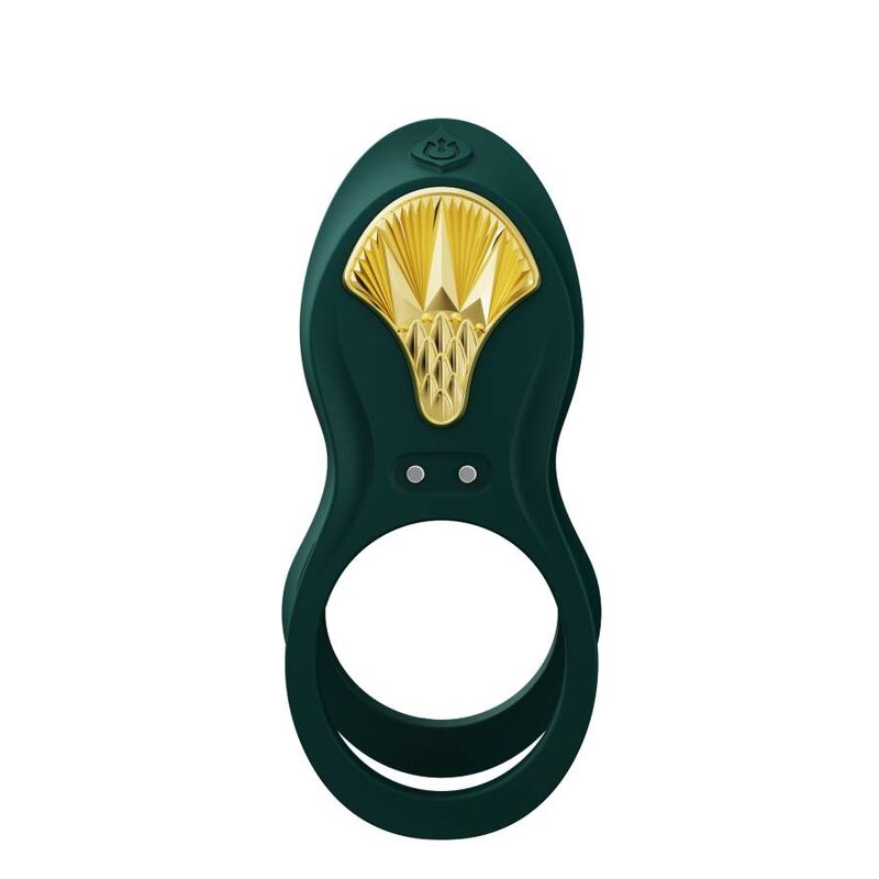 Anello per coppie vibranti Bayek verde di Zalo, immagine 8