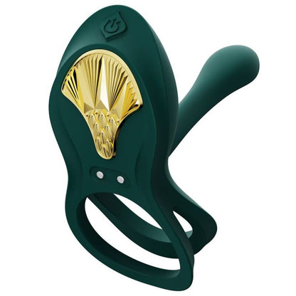 Anello per coppie vibranti Bayek verde di Zalo, immagine 2