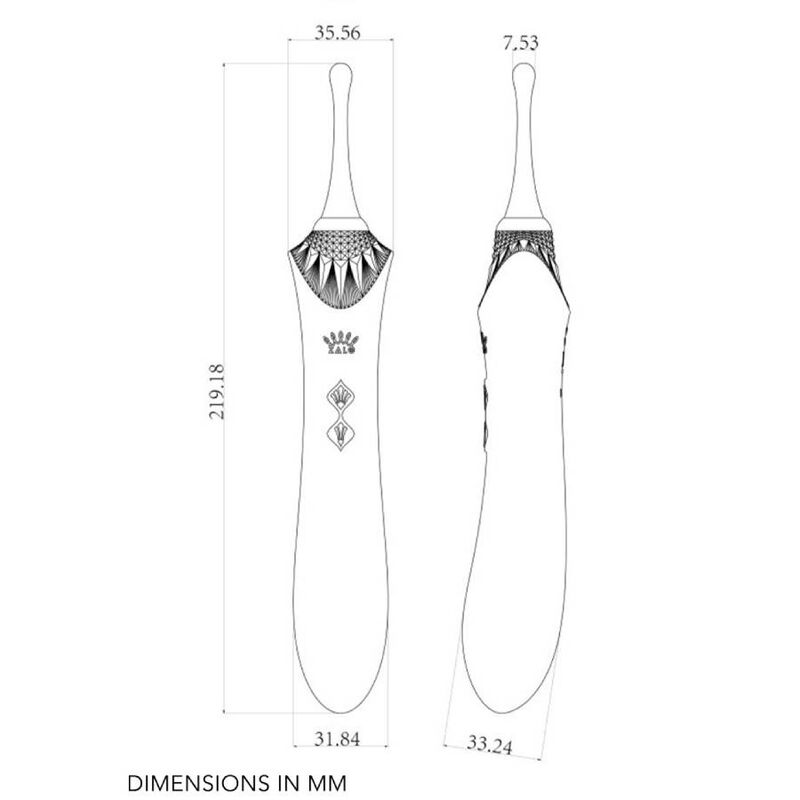 Vibratore Bess 2 clitoral Massager black di Zalo, immagine 12