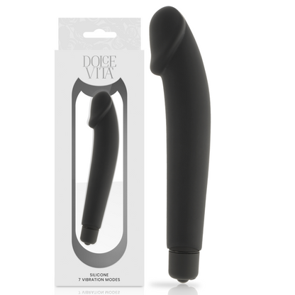 Dildo realistic black silicone di Dolce Vita