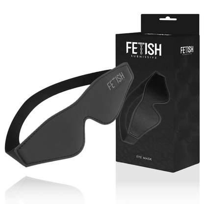 Maschera vegana in pelle con fodera in Noprene di Fetish Submissive, immagine 2