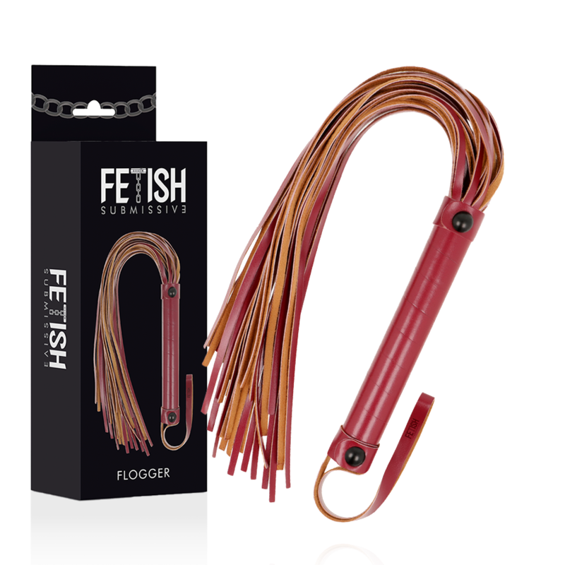Frusta in pelle vegana di Fetish Submissive Dark Room, immagine 2