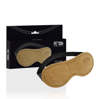 Maschera in pelle vegana con fodera in neoprene di Fetish Submissive Origin, immagine 2