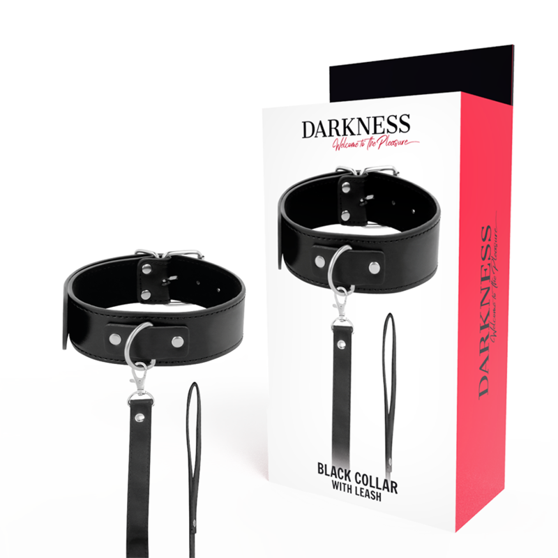 Collana postura con catena in pelle di Darkness
