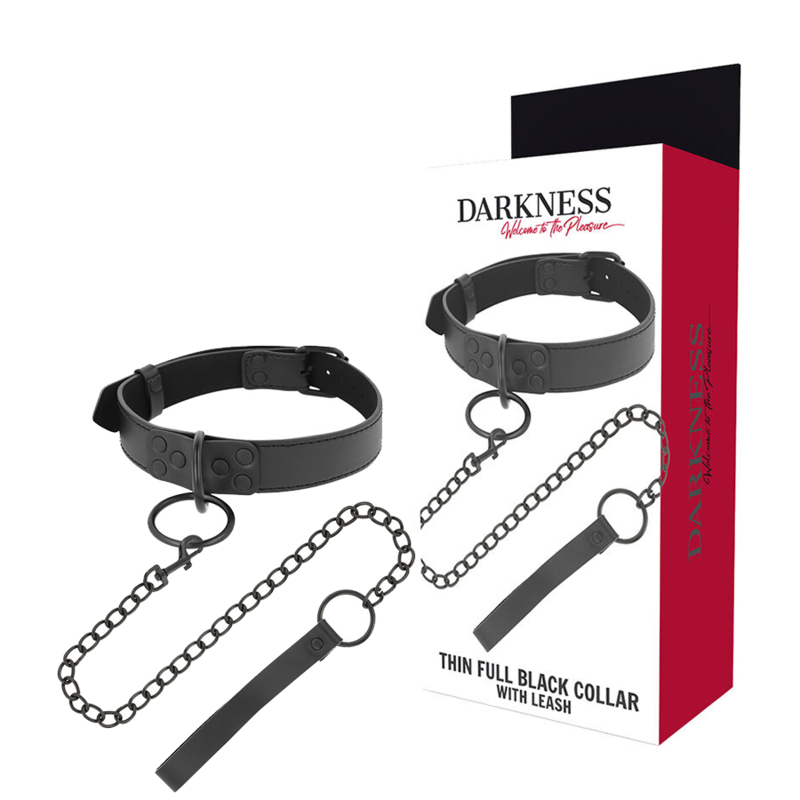 Collana nera con catena di Darkness