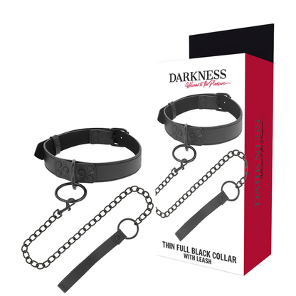 Collana nera con catena di Darkness