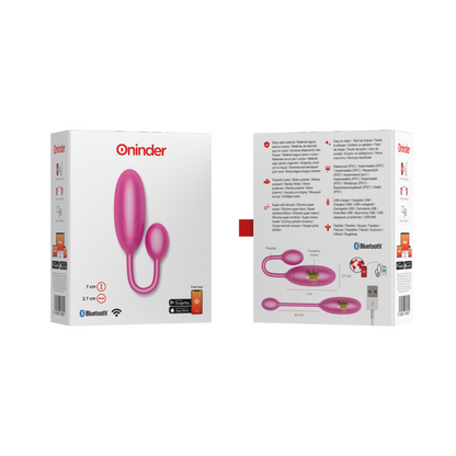 Uovo vibrante Denver rosa 7 x 2,7 cm APP gratuita di Oninder, immagine 8