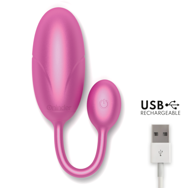 Uovo vibrante Tokyo rosa 7,5 x 3,2 cm APP gratuita di Oninder, immagine 5