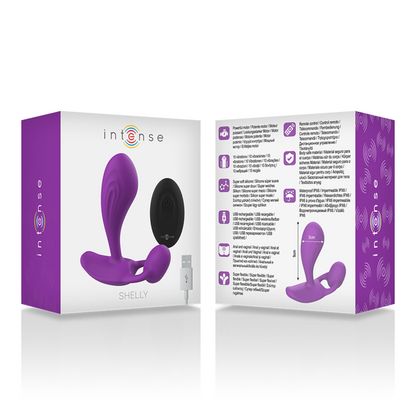 Plug Shelly anal remote control viola di Intense, immagine 5