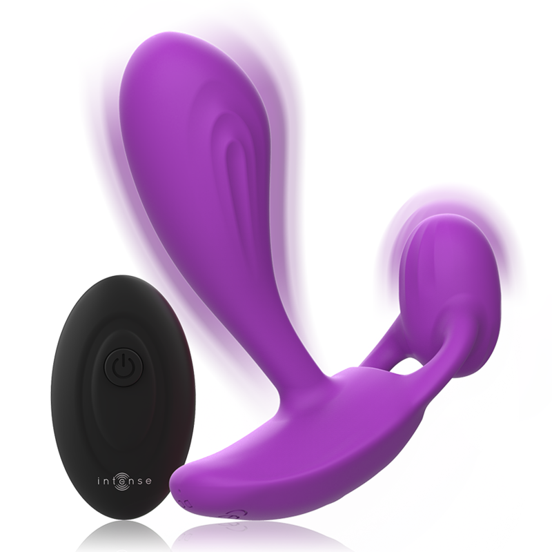 Plug Shelly anal remote control viola di Intense, immagine 3