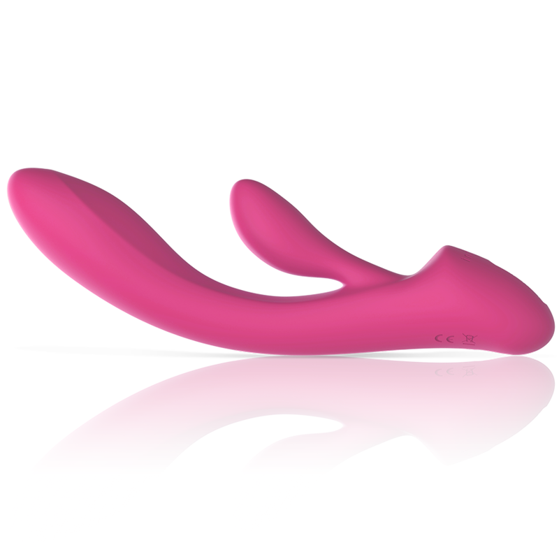 Vibratore Luigi rabbit silicone liquido rosa di Intense, immagine 5