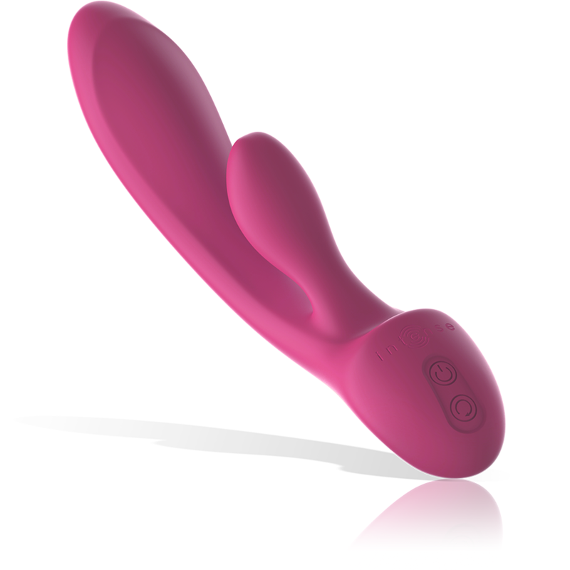 Vibratore Luigi rabbit silicone liquido rosa di Intense, immagine 4