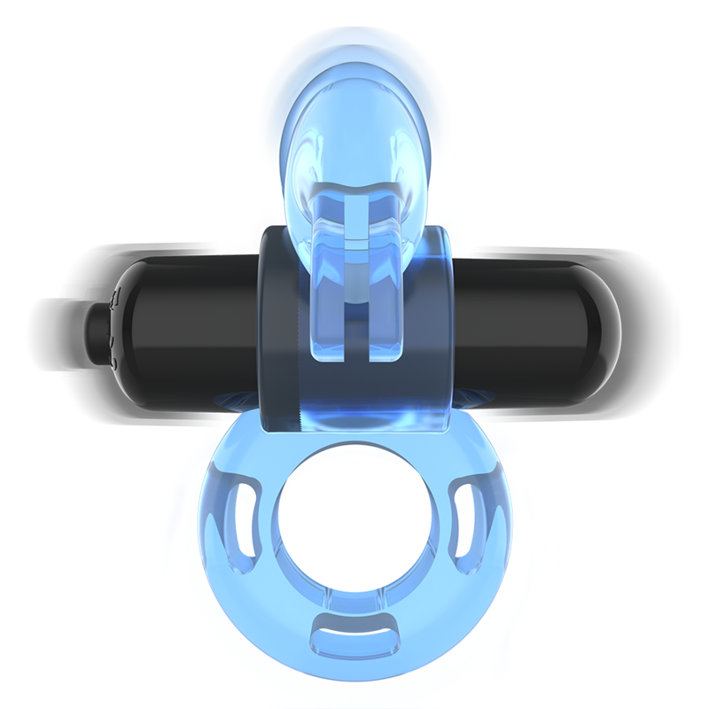 Anello vibrante Fry blu di Intense, immagine 3
