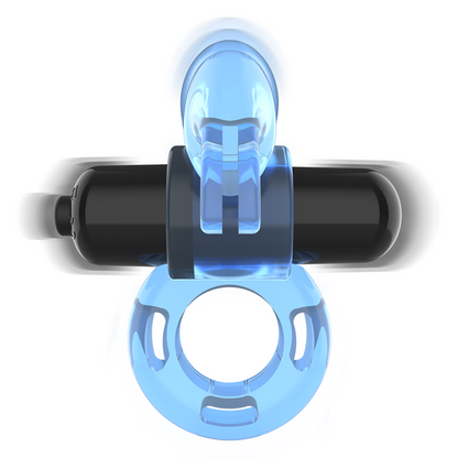 Anello vibrante Fry blu di Intense, immagine 3