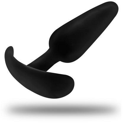 Plug anale in silicone Hansel con maniglia piccolo di Black&silver, immagine 4