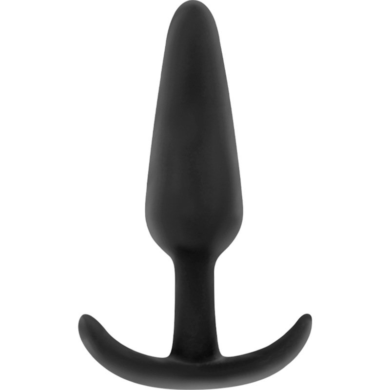 Plug anale in silicone Kael con manico medio di Black&silver, immagine 4