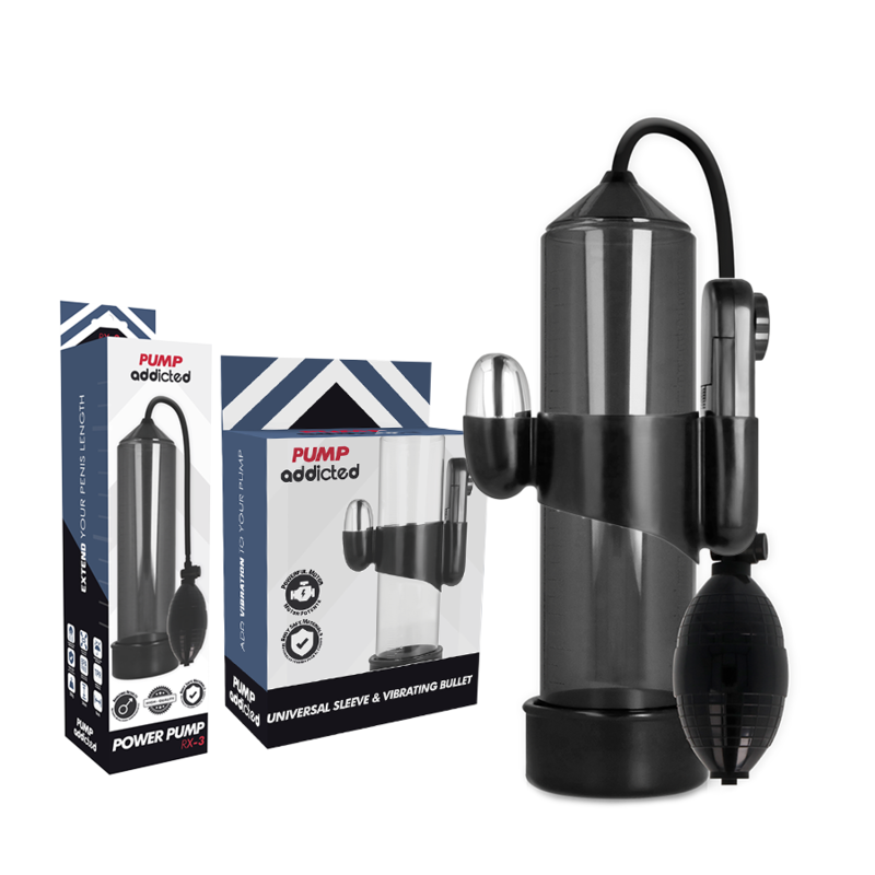 Vibratore Rx3 nero di Pump Addicted, immagine 2