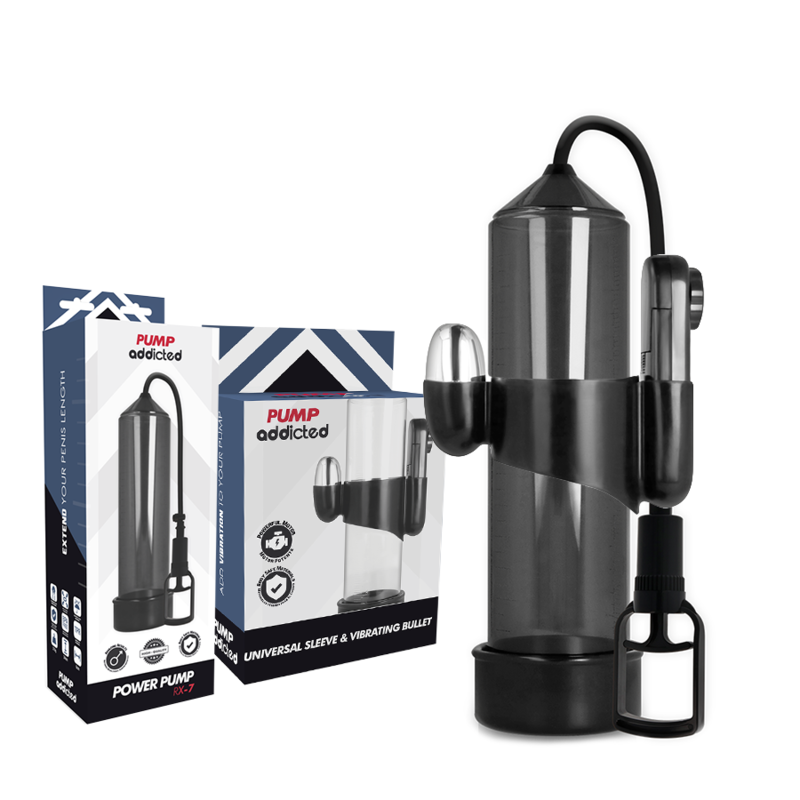 Vibratore Rx7 nero di Pump Addicted, immagine 2