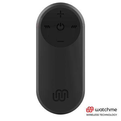 Ovetto vibrante telecomando universale telecomando nero di Watchme, immagine 2
