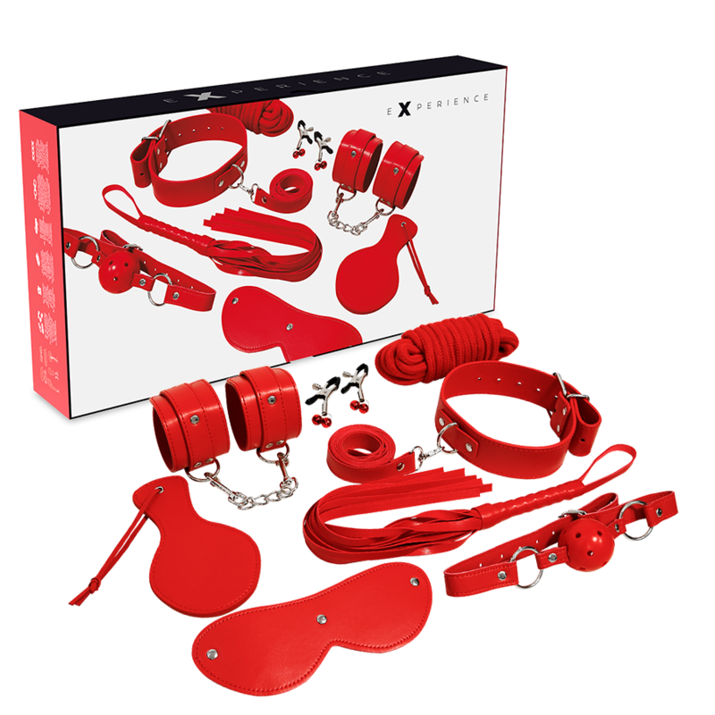 Kit fetish BDSM serie rossa di Experience