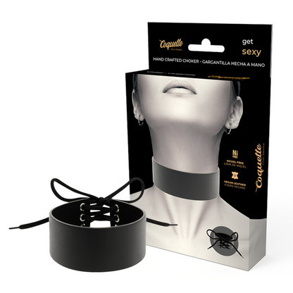 Accessorio sexy girocollo in pelle vegana di Coquette Chic Desire