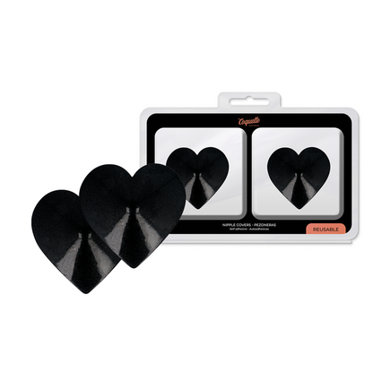 Copri capezzoli black Hearts di Coquette Chic Desire