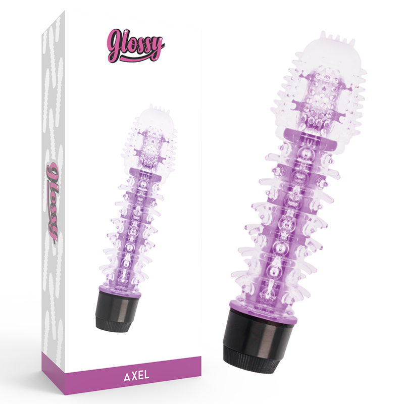 Vibratore Axel lilla di Glossy