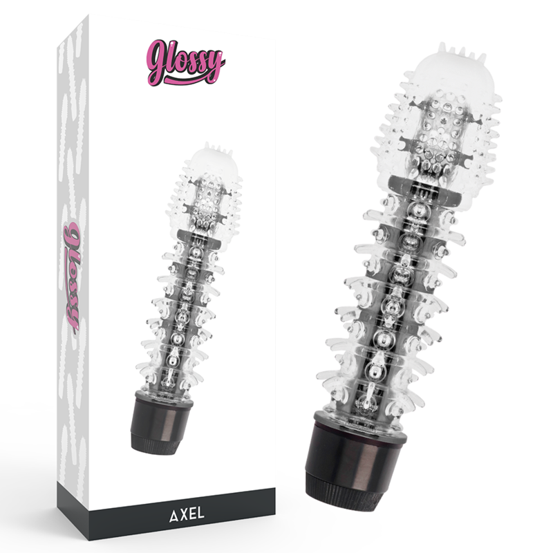 Vibratore Axel nero di Glossy