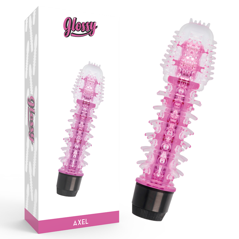 Vibratore Axel rosa di Glossy