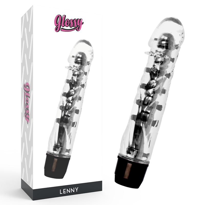 Vibratore Lenny nero di Glossy
