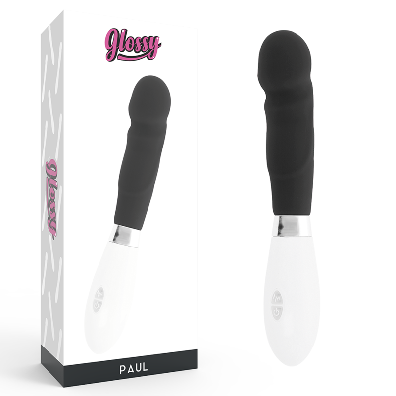 Vibratore Paul nero di Glossy