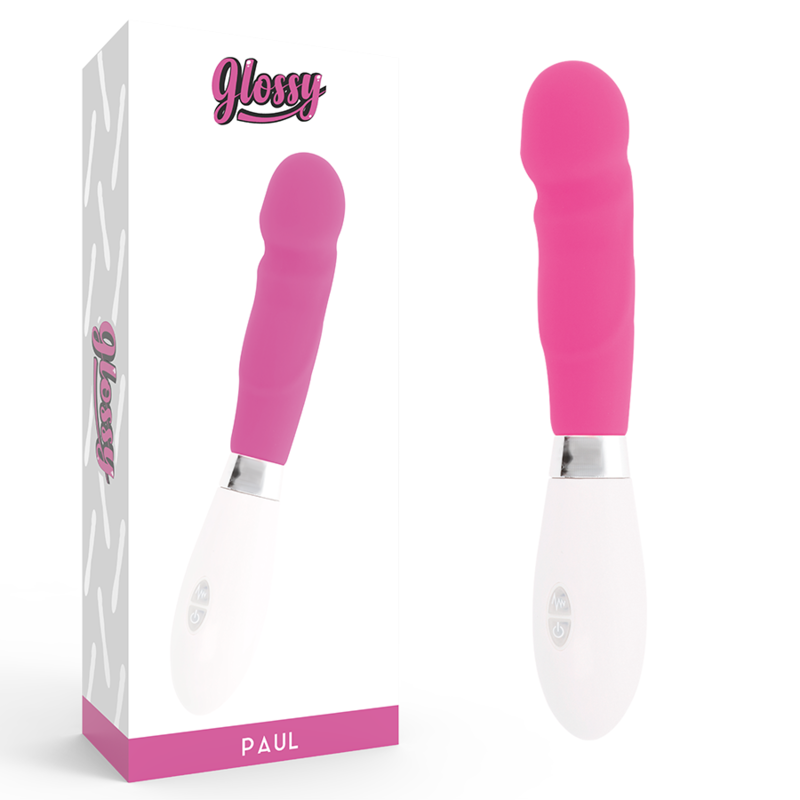 Vibratore Paul rosa di Glossy
