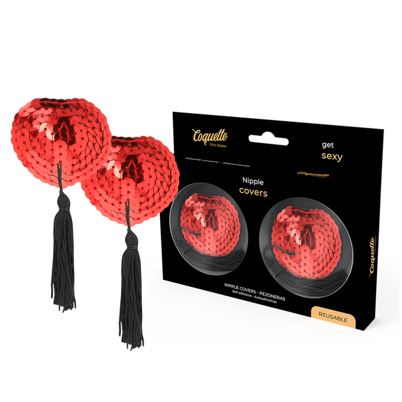 Copri capezzolo rosso di Coquette Chic Desire
