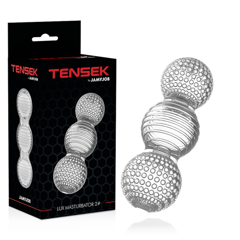 Masturbatore estremo clear Tensek 2 di Jamyjob, immagine 2