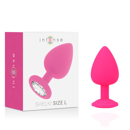 Plug anale Shelki L fucsia di Intense, immagine 2