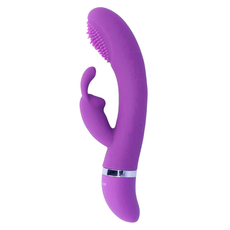 Vibratore oscillante in silicone rabbit lilla Susy di Intense, immagine 4