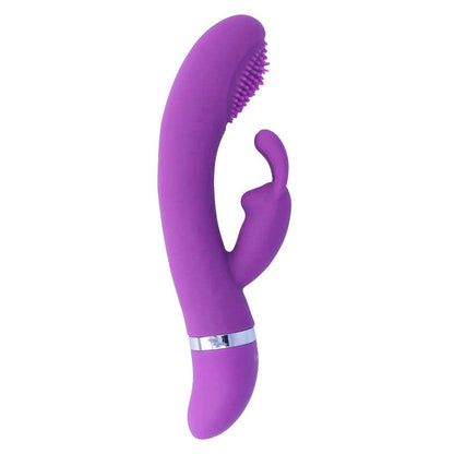 Vibratore oscillante in silicone rabbit lilla Susy di Intense, immagine 5