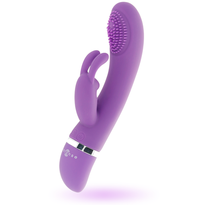 Vibratore oscillante in silicone rabbit lilla Susy di Intense, immagine 2