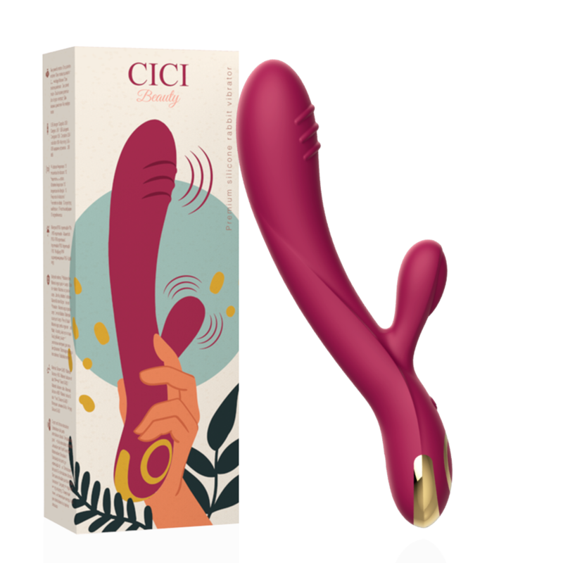 Vibratore coniglio in silicone premium di Cici Beauty