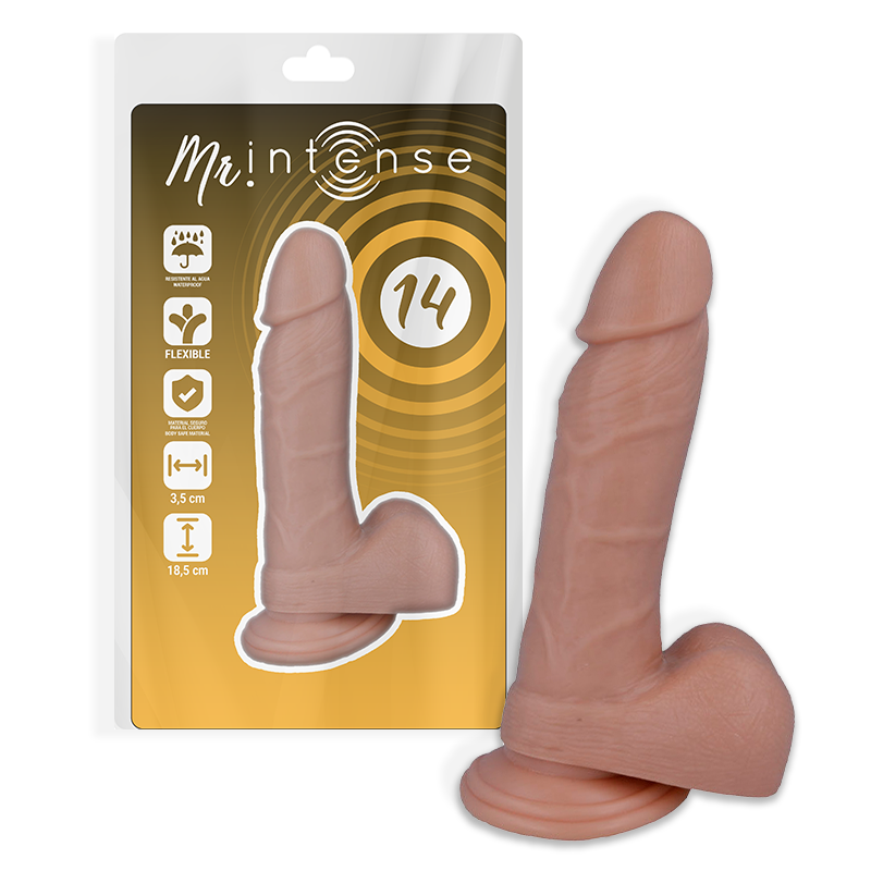 Dildo 14 realistico 18.5 cm Ø 3.8 cm di Mr Intense, immagine 2