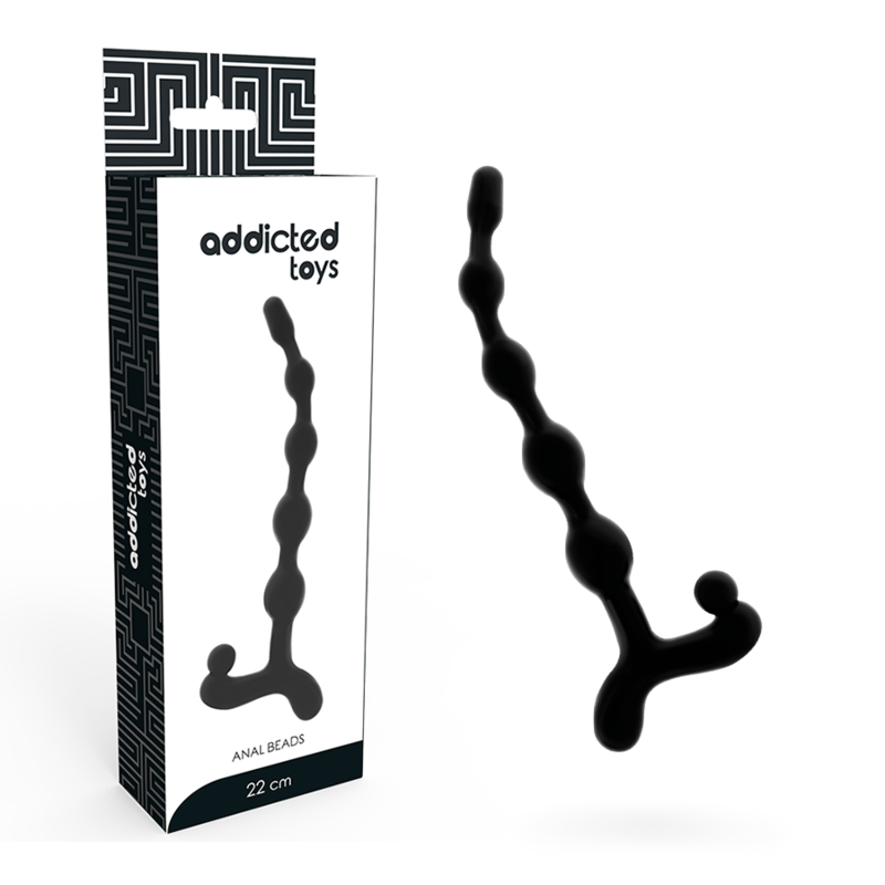Sfere anal 22 cm nero di Addicted Toys