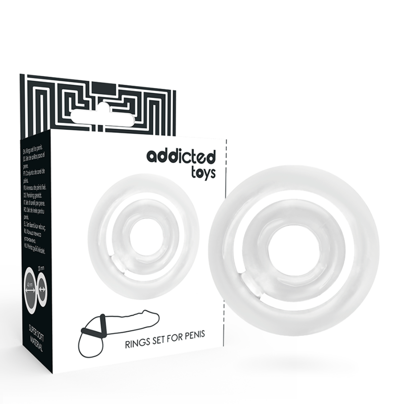 Crema intima Potenz- C-ring pene chiaro di Addicted Toys