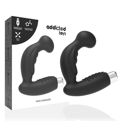 Vibratore prostatico ricaricabile modello 3 - nero di Addicted Toys