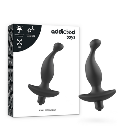 Massaggiatore anale con vibrazione Neramodello 1 di Addicted Toys