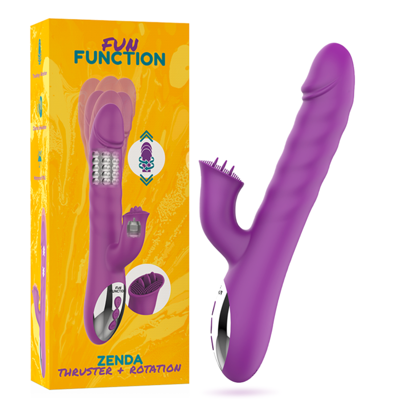 Vibratore Zenda thruster e rotazione di Fun Function