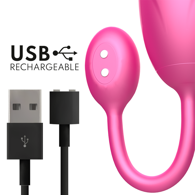 Uovo vibrante Tokyo rosa 7,5 x 3,2 cm APP gratuita di Oninder, immagine 6